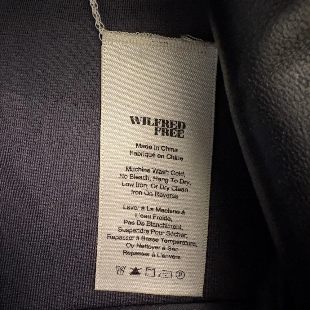 Wilfred Free Black Faux Leather Leggings - Size XS - Picture 5 of 5